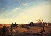 unknow artist Presentation of Charger Coquette to Colonel Mosby by the men of his Command,December 1864 oil painting reproduction